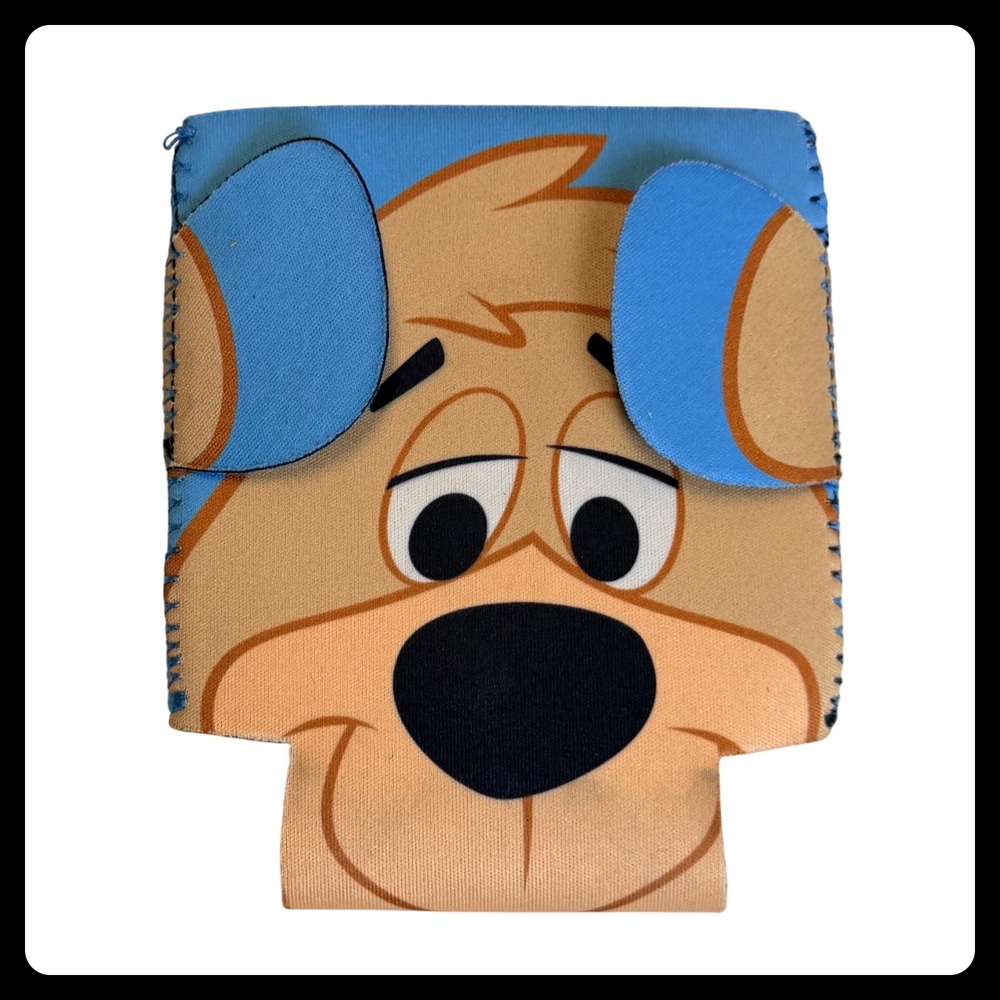 Hanna-Barbera Boo Boo Bear Can Cooler Koozie 3D Ears Neoprene Yogi Bear